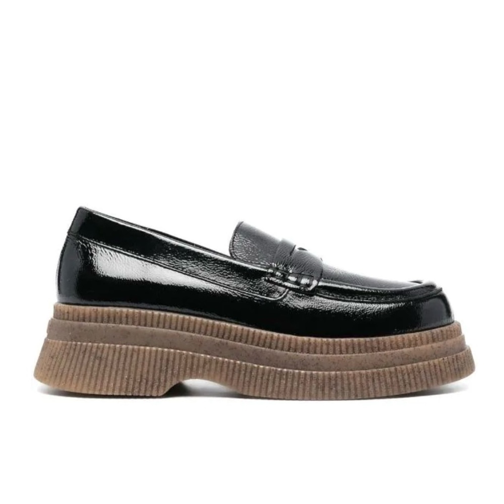 GANNI 55mm Penny Slot Loafer - Sz 8.5 9  eu 39 Gum Sole Platform